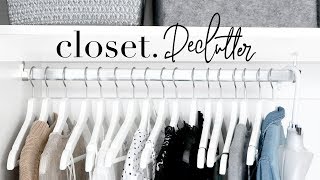 Decluttering amp Organising My NEW WardrobeCloset [upl. by Him167]