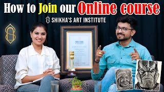 BEST ONLINE CLASSES FOR ARTS  HOW TO JOIN SHIKHAS ART ONLINE CLASSES [upl. by Sieber951]