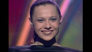 Aistė Smilgevičiūtė quotStrazdasquot Eurovision 1999  Lithuania HD [upl. by Dambro]