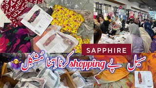 Sapphire shopping haul video 70 off  sapphire sale today with price 2024  MeriumAhmad [upl. by Kahn346]