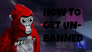 How to get unbanned from gorilla tag on SteamVR DISCORD [upl. by Anileve]