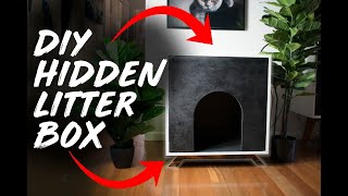 DIY Cat Litter Box Cover [upl. by Petulah410]