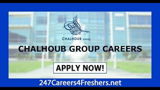 How to find amp apply Chalhoub Group Careers in UAE [upl. by Ecad449]