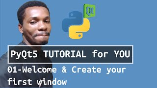 PyQt5 Tutorial 1  Welcome amp Create your first window [upl. by Zzaj145]