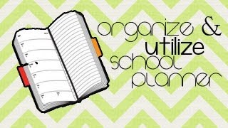 Organize and Utilize School Planner  School Tips [upl. by Icats]