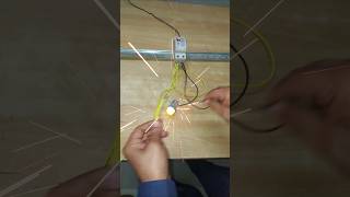 MCB vs RCCB part 2  RCCB working  mcb electrical homesafety housewiring dangerous shortvideo [upl. by Mayor324]