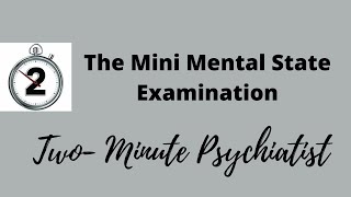 Conducting the Mini Mental Status Examination  in under 2 Minutes [upl. by Nolyd]