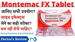 Montemac FX Tablet Uses amp Side Effects in Hindi [upl. by Ainav]