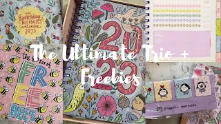 2023 Alicia DSouza Planner Unboxing  The Ultimate Trio amp Freebies [upl. by Kancler393]