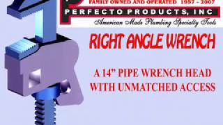 Perfecto Right Angle Pipe Wrench [upl. by Ayikat934]