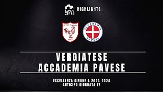 HIGHLIGHTS Eccellenza Gir A 2324  Vergiatese  Acc Pavese [upl. by Kcirneh]