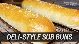 Homemade RestaurantQuality Sub Buns that Dont Suck Making BIG amp Soft Hoagie Rolls from Scratch [upl. by Wolff]