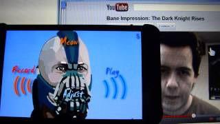 Response to Bane Impression The Dark Knight Rises using BTVC voice changer app for Android [upl. by Scarrow]