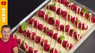 Tiramisu aux framboises et chocolat blanc  Lidl Cuisine [upl. by Mharg]