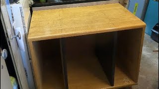 Myford ml7 lathe Part1 New cabinet stand built [upl. by Eaneg]