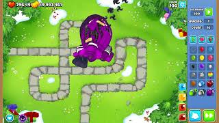 0 0 5 SUPER MONKEY LEGEND OF THE NIGHT VS 10 BAD BTD6 Bloons Tower Defence 6 [upl. by Asenav385]