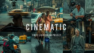 Cinematic Lightroom Mobile Preset  Cinematic  Free Cinematic Lightroom Preset [upl. by Anier917]