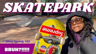 Skatepark Beginner  LEARNING SKATEPARK ETIQUETTE [upl. by Lucier]