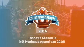 Winnaar Koningsdagspel 2016  Tonnetje Steken Eemnes [upl. by Adnolehs892]