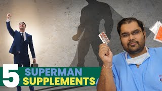 मर्द के 5 पॉवर टेबलेट  5 Essential Supplements for Men Hindi [upl. by Alegnaoj]