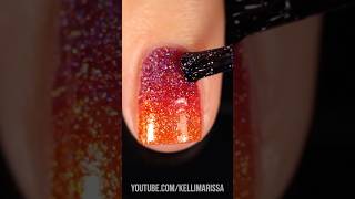 👀 the easiest gradient nail art ever no tools needed nailart nails nailpolish [upl. by Chad]