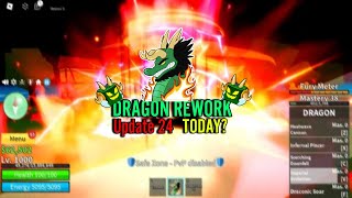 BloxFruits🔴Waiting for Dragon REWORK 🐲 Update 24 [upl. by Ruth730]