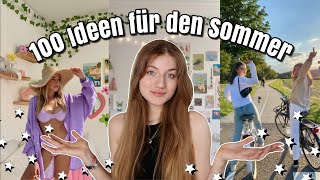 100 Ideen gegen Langeweile in den Sommerferien☀️ ll Summer Bucket List 2021🍉 [upl. by Colver]