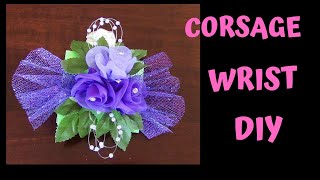 Wrist corsage Wedding wrist corsage Prom wrist corsage [upl. by Yona]