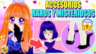 😳😮 LOS ACCESORIOS MAS RAROS y MISTERIOSOS de Royale High 👑 ROBLOX [upl. by Aidan]