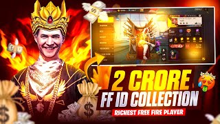 ₹20000000 Free Fire ID Collection 😱 Richest Free Fire ID [upl. by Esinehc]