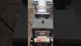 AOK DTF L1800 Printer with Auto shaker dtf [upl. by Ramberg676]