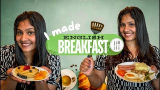 ഞാൻ English Breakfast ഉണ്ടാക്കിയപ്പോൾ  English Breakfast recipe Malayalam Food Vlog [upl. by Enial139]