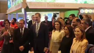 Los reyes de España abren la 39 edición de FITUR República Dominicana participa como socio [upl. by Ennylcaj]