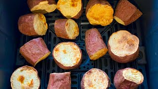 PERFECT AIR FRYER ROASTED SWEET POTATO [upl. by Allerie]