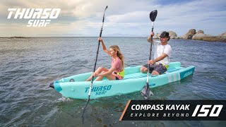 Thurso Surf Compass 126 Inflatable Kayak [upl. by Nylirek931]