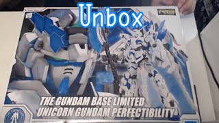 GBT Exclusive RG Unicorn Gundam Perfectibility Unbox [upl. by Eerrehs]