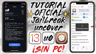 TUTORIAL ✅ ¡SIN PC Jailbreak unc0ver OFICIAL iOS 135 NOVATO [upl. by Kcirdlek475]