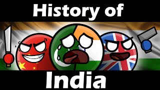 CountryBalls  History of India [upl. by Nyssa583]