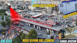 NOVA Zgrada na staroj BAS stanici BW Diva Glavna autobuska stanica Beograd na vodi i Kula beograd [upl. by Eudocia]