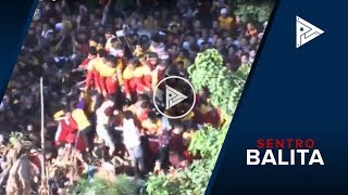 Prusisyon ng Itim na Nazareno bahagyang bumilis [upl. by Aneroc]