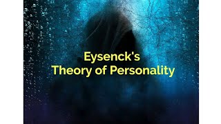 Eysencks Theory of PersonalityRamya Siva Ullas [upl. by Enneicul]