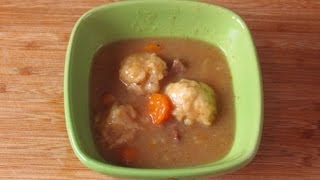 Basic Stew Dumplings Recipe from 1977 [upl. by Nan166]