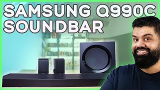 This Soundbar Has 22 Speakers  Samsung Q990C Wireless Home Theatre Setup [upl. by Eniluqaj]