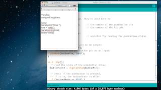 Arduino Tutorial  Using the serial monitor [upl. by Mozza]