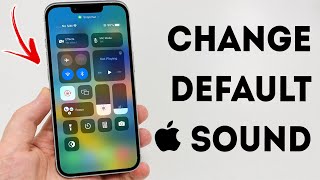 How To Change Default Notification Sound And Haptics On iPhone  Full Guide [upl. by Geehan]