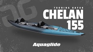 2021 Chelan 155 Inflatable Kayak  Aquaglide [upl. by Adair]