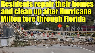 Florida in Ruins Shocking Aftermath of Hurricane Milton Leaves Residents Desperate [upl. by Cristin868]