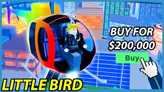 Buying The Little Bird Helicopter In Roblox Jailbreak [upl. by Jo Ann]