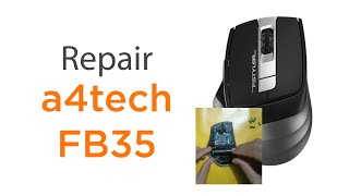 A4tech FB35 Wireless Mouse Opening for Repair [upl. by Sisile]