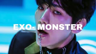 EXO 엑소 Monster Easy Lyrics [upl. by Soule]